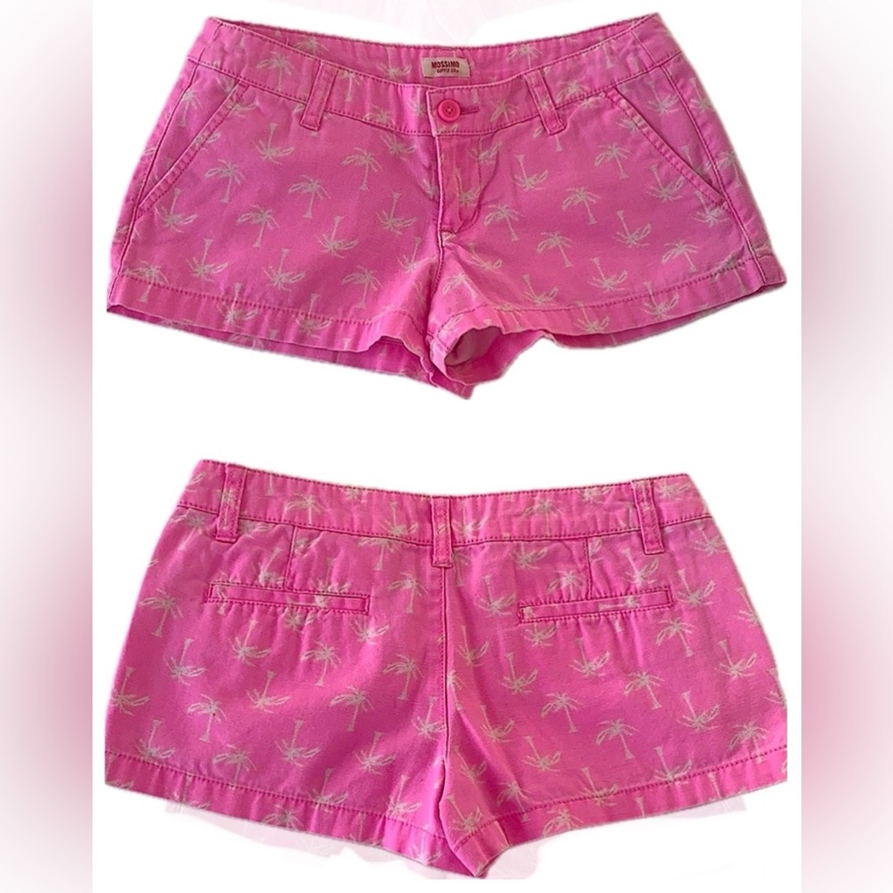 Mossimo Target Hot Pink Palm Tree Print Shorts Size 
Jrs 3 or Size Small/0